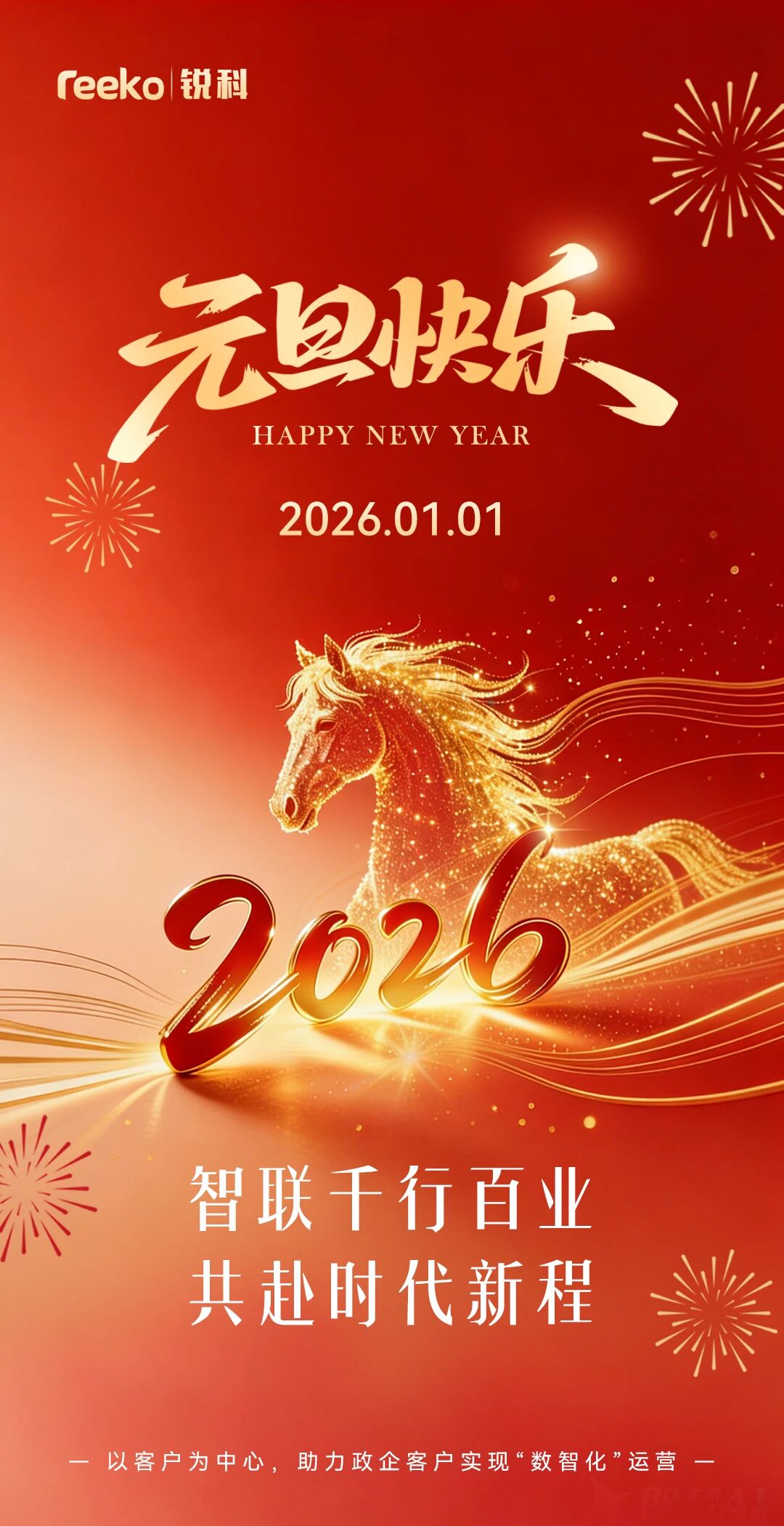 喜迎元旦丨锐科同行，共赴2026数字新程！